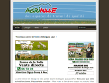Tablet Screenshot of agrimage.fr